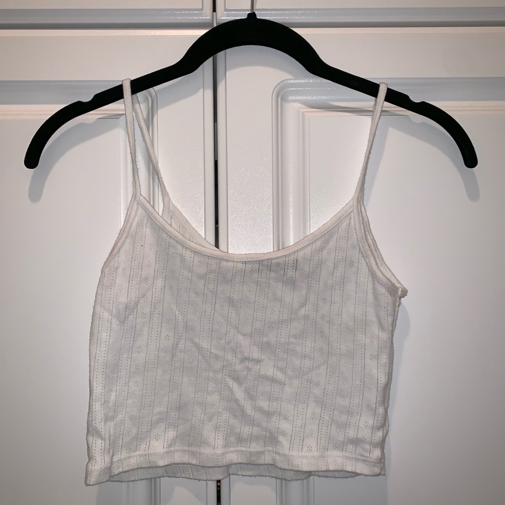 White Crop Top
